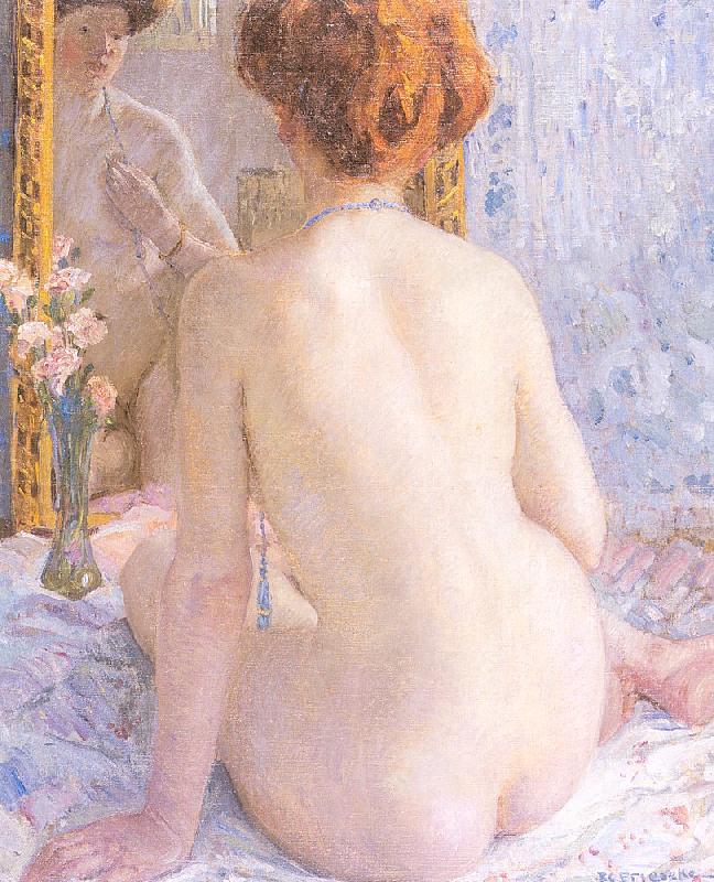 Frieseke, Frederick Carl Reflections Sweden oil painting art